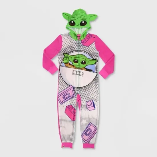 Girls' LEGO Star Wars: The Mandalorian The Child Costume Union Suit - Pink image {3}