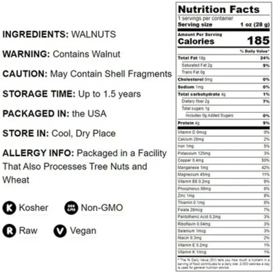 Raw Walnuts - by Food To Live image {3}