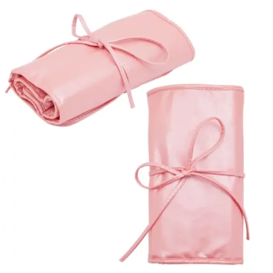 Zodaca 32 Piece Professional Makeup Brush Set with Storage Pouch, Includes Eye Shadow, Foundation, and Blending Brushes (Pink) image {7}