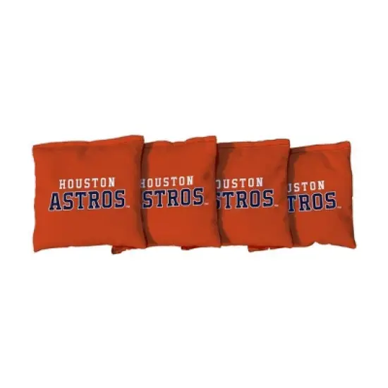 MLB Houston Astros Corn-Filled Cornhole Bags Orange - 4pk image {1}