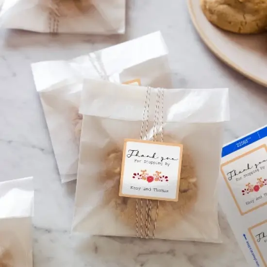 Avery Printable Blank Square Labels, 2" x 2", Glossy White, 120 Customizable Labels (22565) image {1}