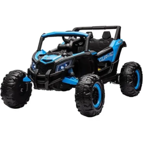 Kids Ride On Car, 24V Ride On UTV, Battery Powered Electric Off-Road UTV Car w/Remote Control, 200W Motor, Spring Suspension, LED Headlights image {8}