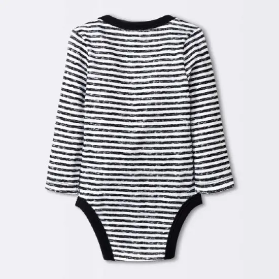 Baby 4pk Halloween Long Sleeve Bodysuit - Cloud Island&trade; Orange image {1}