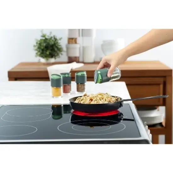 Lekue Spice Shaker with Dual Opening for Large and Small, Set of 4 image {3}