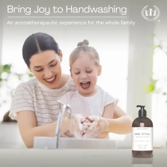 Muse Apothecary Hand Ritual - Aromatic and Nourishing Hand Soap, Infused with Natural Aromatherapy Essential Oils - 16 oz, Fleur du Lavender, 2 Pack image {3}