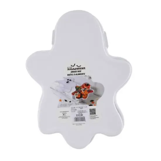 Cook With Color Figural Ghost Halloween Snackle Box Food Storage Container image {4}