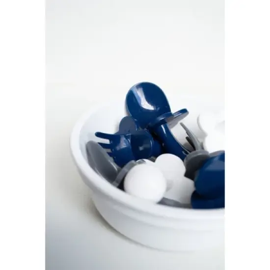 Grabease Toddler Utensils, Baby Spoon and Fork Cutlery, BPA-Free & Phthalate-Free - 1 Set image {14}