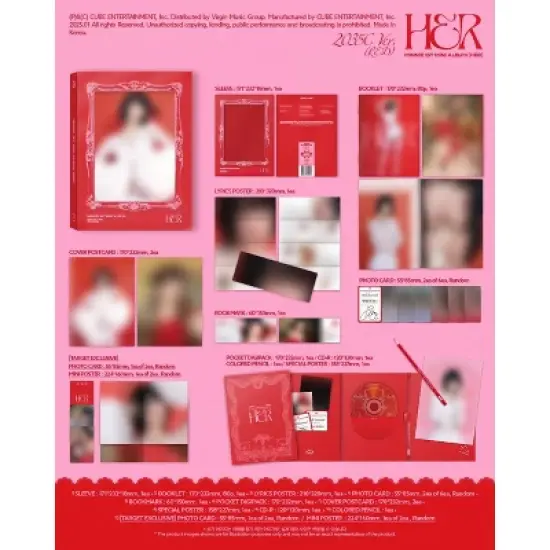 MINNIE ((G)-IDLE) - HER (Target Exclusive, CD) image {2}