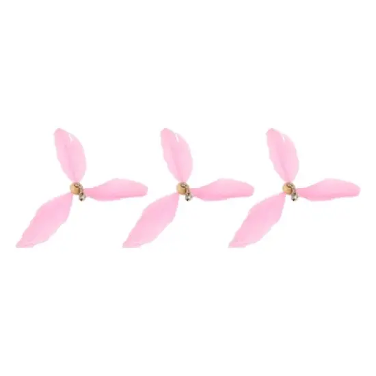 Unique Bargains Cat Feather Plaything Cat Wand Replacement Feathers Compact Hair Pink 3 Pcs image {5}