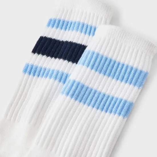 Girls' 2pk striped crew socks - art class&trade; image {2}