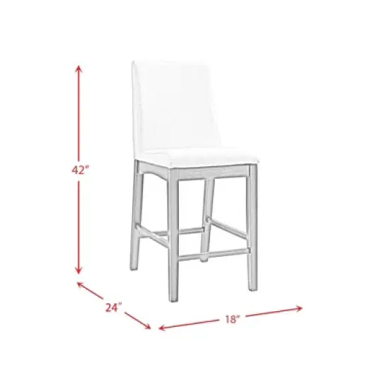 Simms Counter Height Side Chair Set Walnut - Picket House Furnishings image {1}