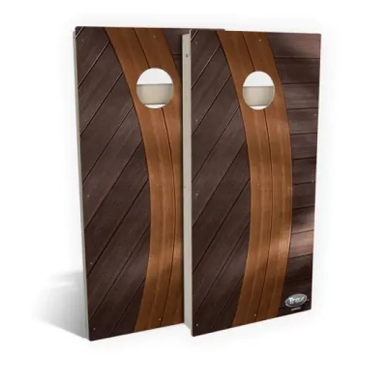 Skips Garage Trex Curved All-Weather Cornhole Set image {1}