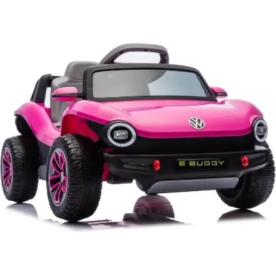 Kids Electric Vehicle Licensed Volkswagen | 12V Ride-On Toy with Remote Control | LED Lights, MP3, and Bluetooth | for Boys and Girls image {8}