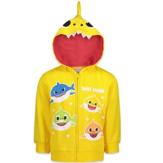 Pinkfong Baby Shark Zip Up Cosplay Hoodie Toddler  image {7}