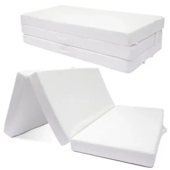 Cheer Collection 4" Tri-Fold Mattress with Soft Rayon from Bamboo Washable Cover image {6}