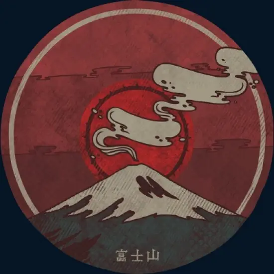 Men's Design By Humans Fuji By againstbound Tank Top image {1}