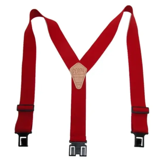 Perry Suspenders Men's Elastic 2 Inch Wide Hook End Suspenders (Tall Available) image {5}