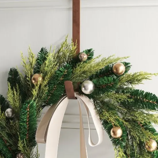 13.5" Metal Christmas Wreath Hanger Oil Rubbed Bronze - Wondershop&trade; image {2}