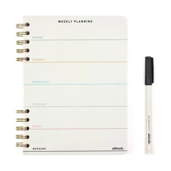 Altitude 160pg Ruled Journal 6"x8" With Erasable Cover And Wet Erase Marker image {11}
