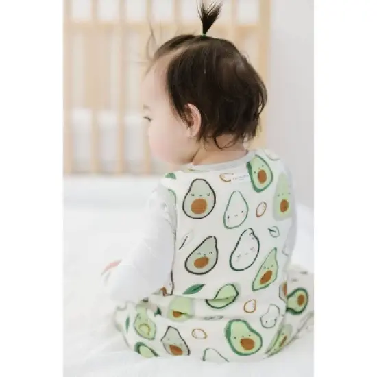 Loulou Lollipop Muslin Sleep Sack Wearable Blanket - Avocado 3-12 Months image {3}