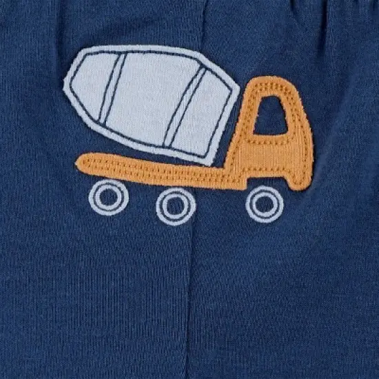 Carter's Just One You&reg; Baby Boys' 3pc Construction Printed Bodysuit Set - Blue image {3}