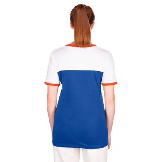 MLB New York Mets Women's Bi Blend Ringer T-Shirt image {5}