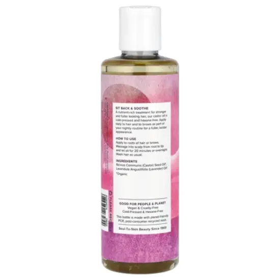 Heritage Store Lavender Castor Oil, 8 fl oz (237 ml) image {1}