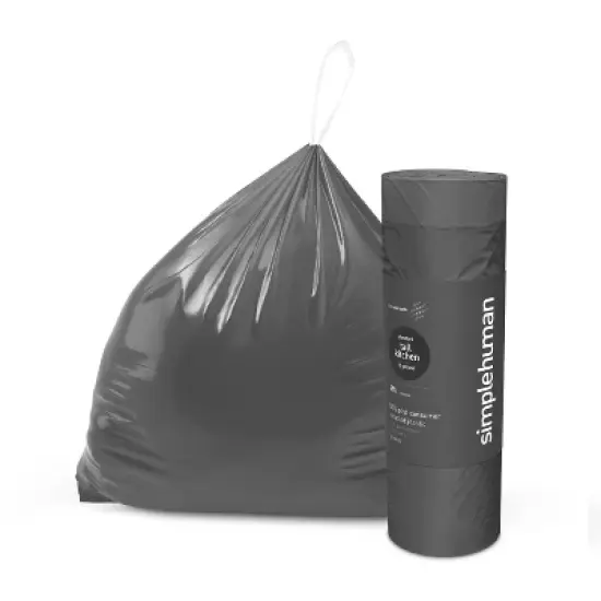 simplehuman Odorsorb Tall Kitchen Liner Rollpack Trash Bags image {2}