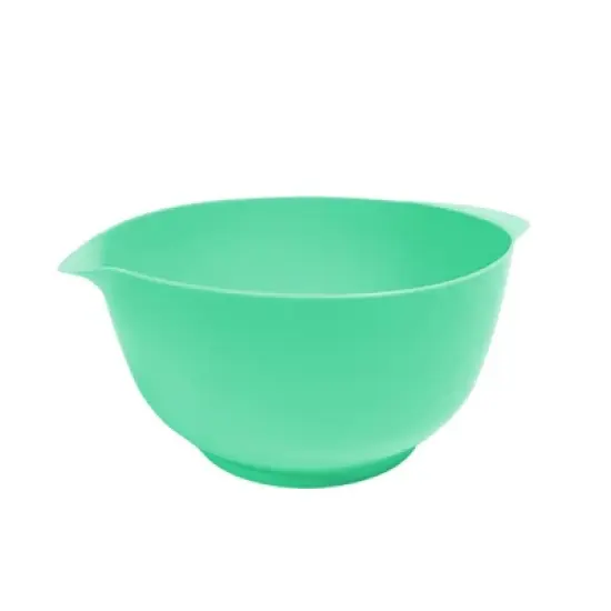 Lexi Home 4-Piece Nested Plastic Mixing Bowl Set with Non-Skid Base image {1}