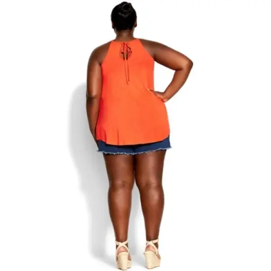 Women's Plus Size Island Crochet Top - tigerlily | CITY CHIC image {1}