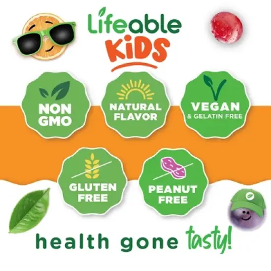 Lifeable - Vitamin B6 - Kids - 60 Gummies image {7}