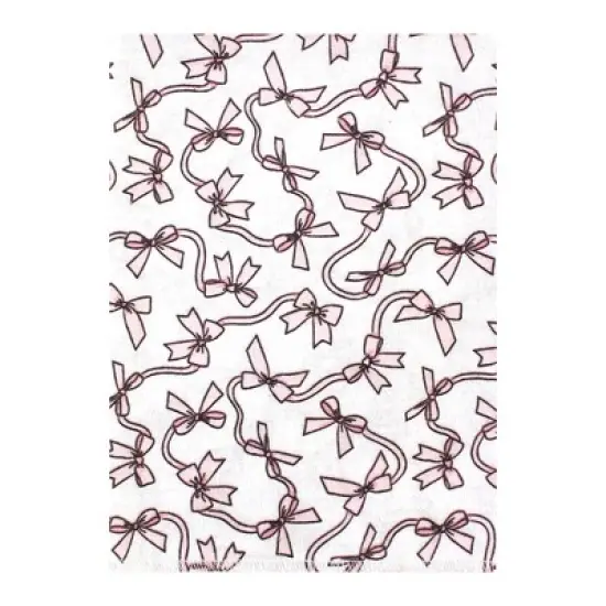 Hudson Baby Infant Girl Cotton Flannel Burp Cloths Bundle, Pink Bows, One Size image {2}