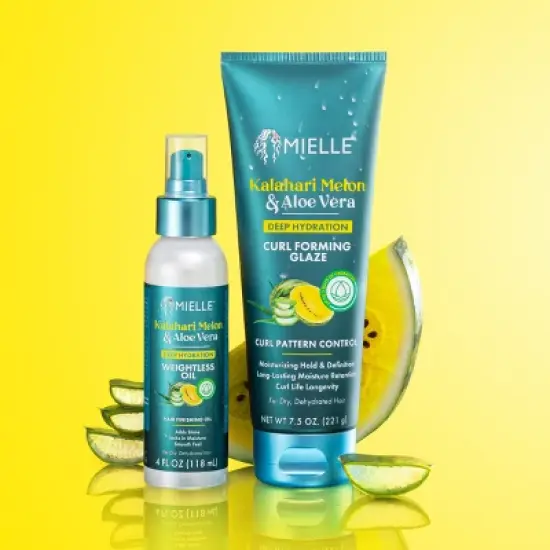 Mielle Organics Kalahari Melon & Aloe Vera Deep Hydration Weightless Oil - 4 fl oz image {8}