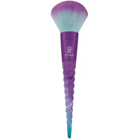 MODA Brush Mythical Celestial Blue 6pc Travel Sized Makeup Brush Flip Kit, Includes Powder, Complexion, and Highlight Makeup Brushes image {6}