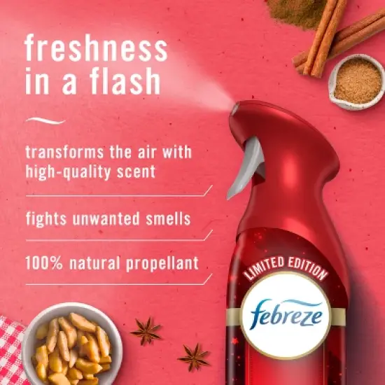 Febreze Air Mist - Baked Cinnamon Apples - 8.8oz image {2}