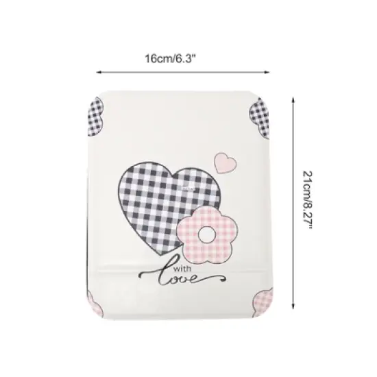 Unique Bargains Women Anti-skid Makeup Mirror for Travel Black 1 Pc image {1}