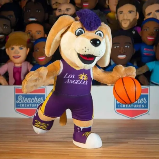 Bleacher Creatures Los Angeles Sparks Sparky 10" Mascot Plush Figure image {5}