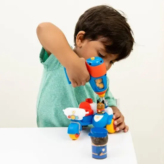 Educational Insights Design & Drill Bolt Buddies Police Motorcycle image {1}