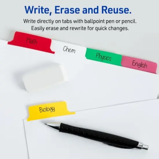 Avery Big Tab Write & Erase 5-Tab Dividers (6-Pack of 23076) image {2}