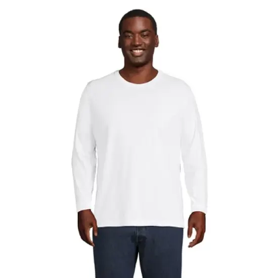 Lands' End Men's Super-T Long Sleeve T-Shirt image {6}