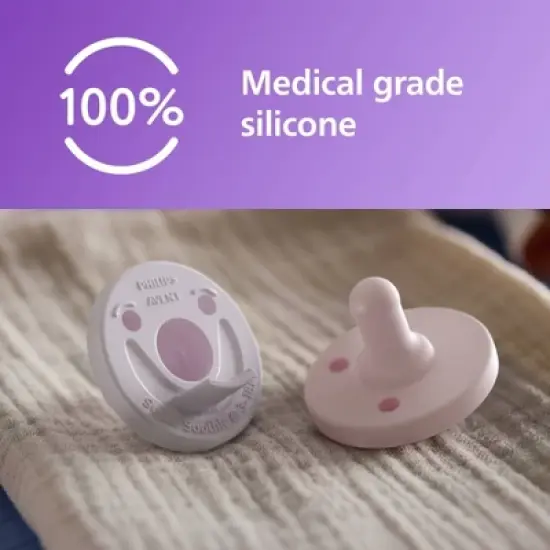 Philips Avent Soothie 3-18 Months - Pink - 4pk image {6}