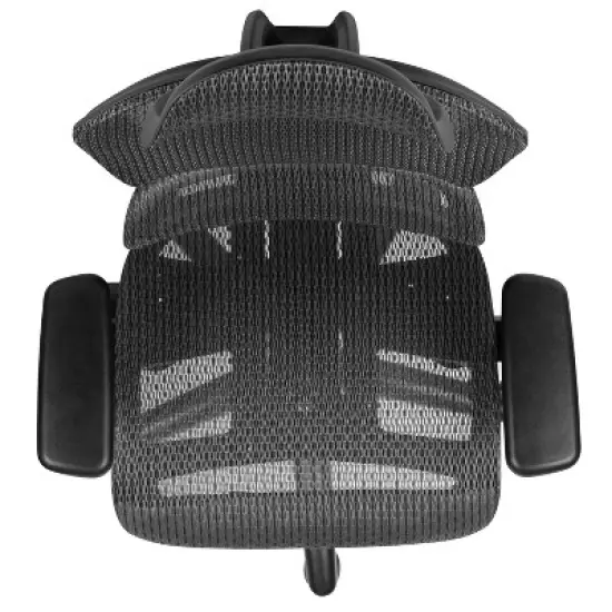 Emma and Oliver Ergonomic Mesh Office Chair-Synchro-Tilt, Headrest, Adjustable Pivot Arms image {8}