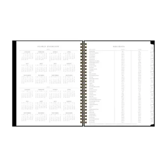 Blue Sky 2024 Planner 7"x9" Weekly/Monthly Sustainable Cover Deep Green image {8}