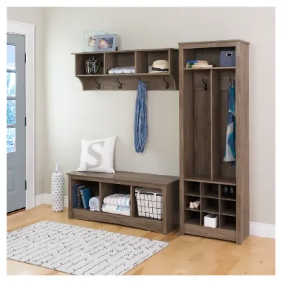 Freemont Entryway Organizer with Shoe Storage - Prepac image {4}