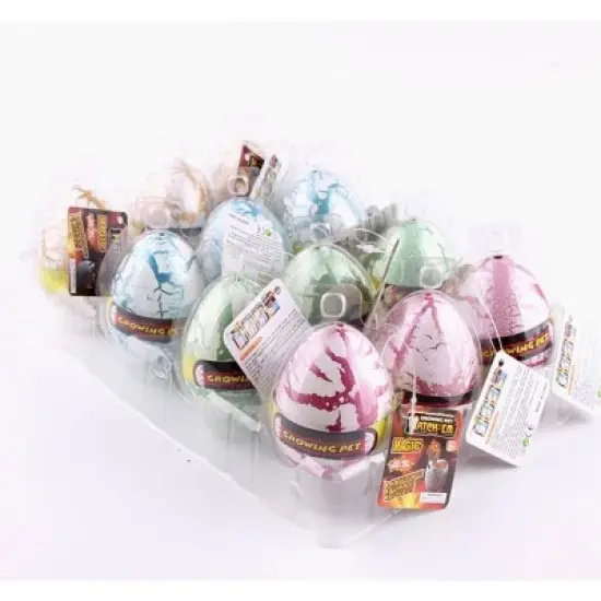 Insten 12 Pieces Magic Hatching and Growing Dinosaur Eggs, Dino Toys Playset for Kids image {2}