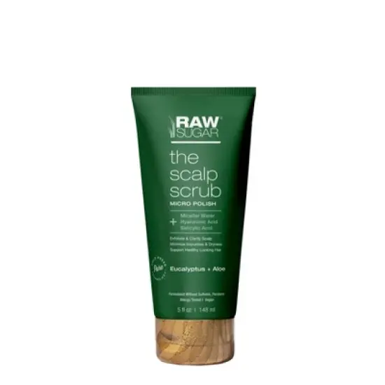 Raw Sugar The Scalp Scrub Micro Polish - Eucalyptus + Aloe - 5 fl oz image {7}