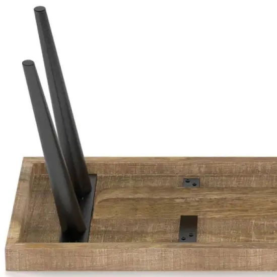 Jamison Bench Distressed Natural - WyndenHall image {8}