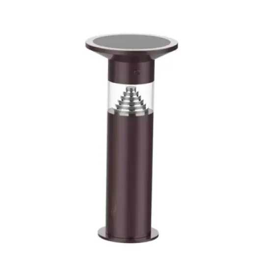 Feit Electric OneSync Oil Rubbed Bronze Bronze Solar Powered 40 W LED Bollard Light 1 pk image {1}