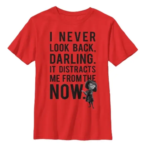 Boy's The Incredibles Edna Mode Never Look Back T-Shirt image {2}