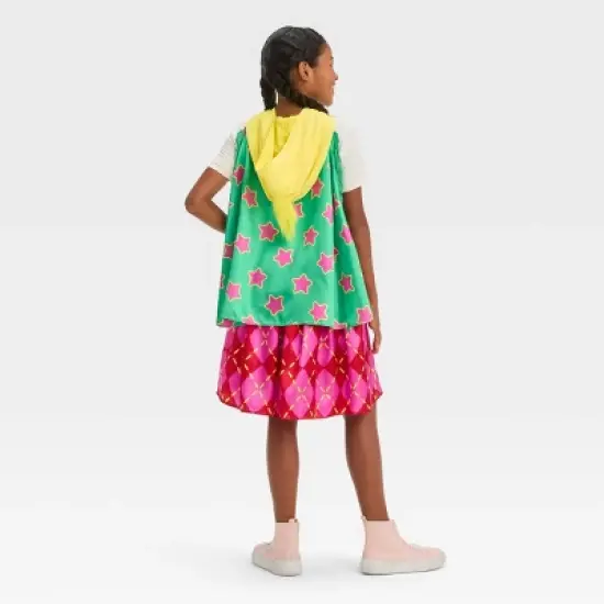 Girls' Trolls Viva Cosplay Dress - Off-White image {1}